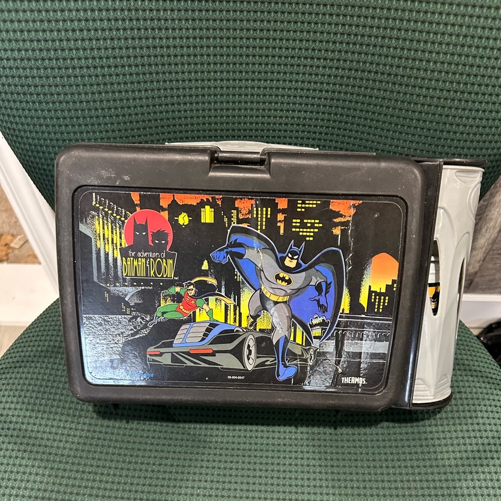 Batman & Robin vintage lunchbox/thermos